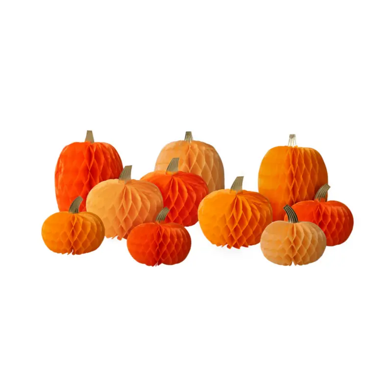 Honeycomb Pumpkins (10pk)