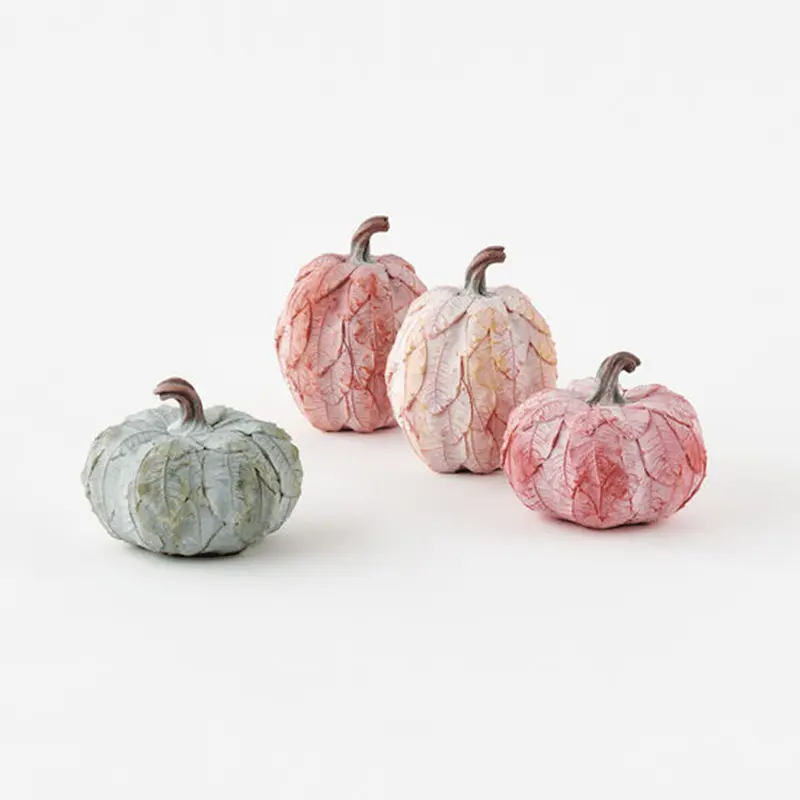 Leaf Pattern Pumpkin, Small - 4 Color Options