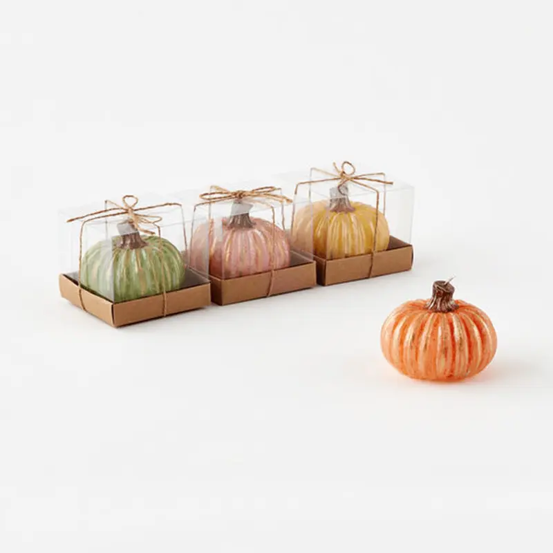 Pastel Pumpkin Candle - 4 Color Options