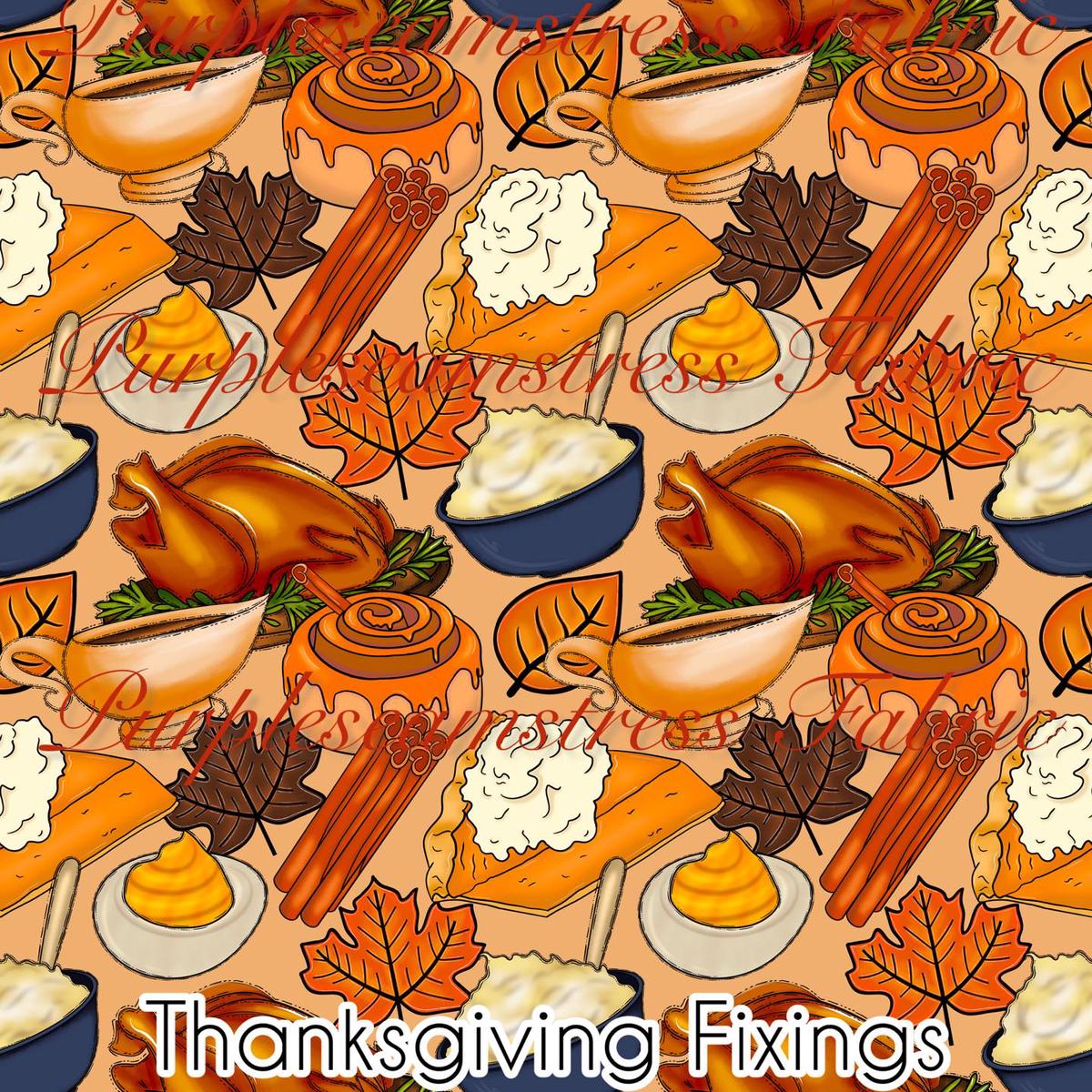 Thanksgiving Fixings  Fabric