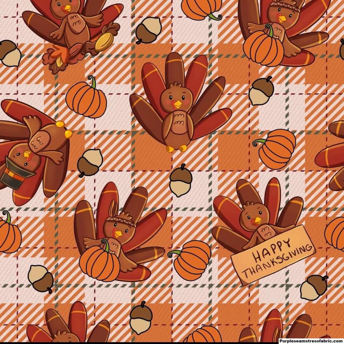 Thanksgiving Harvest Gobbler  Fab...