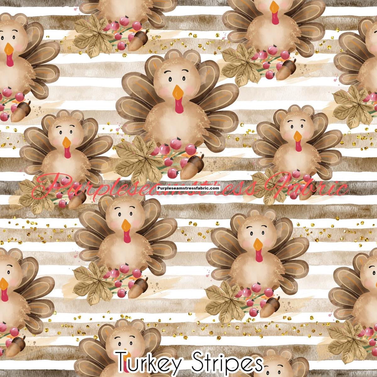Turkey Stripes  Fabric