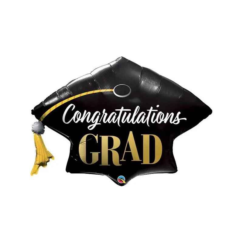 41" Congratulations Grad Cap Foil Balloon