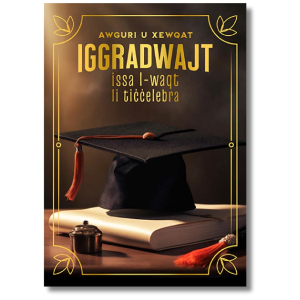 Awguri U Xewqat Iggradwajt - Greeting Card