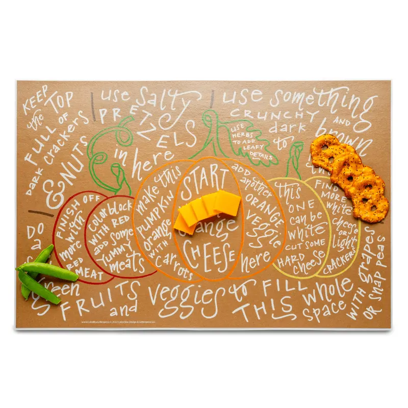 Charcuterie Cheat Sheet - Pumpkins