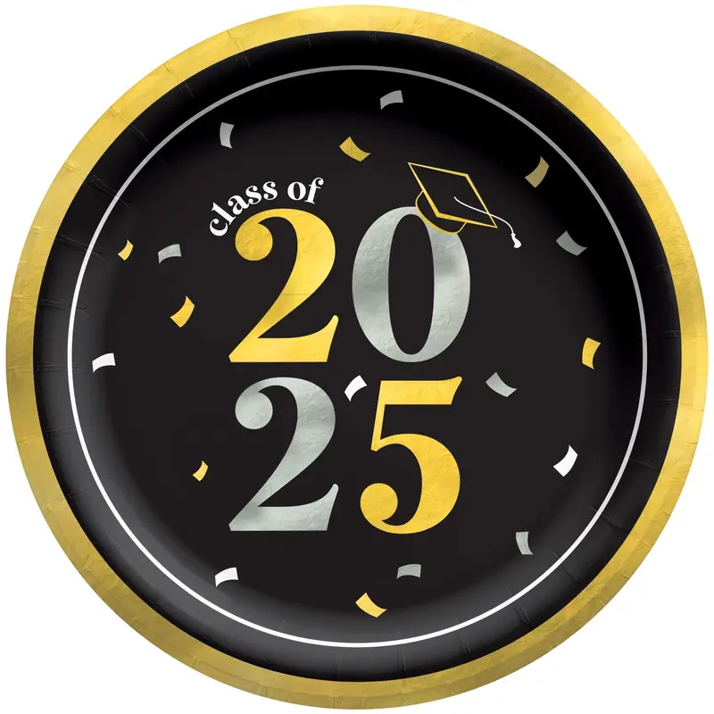 Class Dismissed 2025 Round 6 3/4" Plates