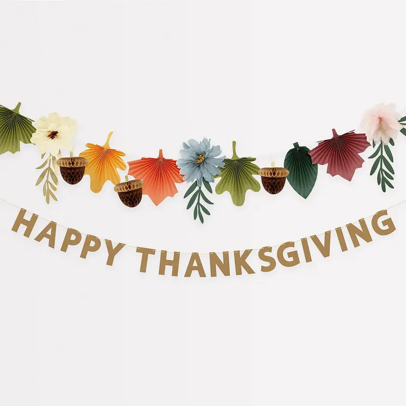 Happy Thanksgiving Garland Set
