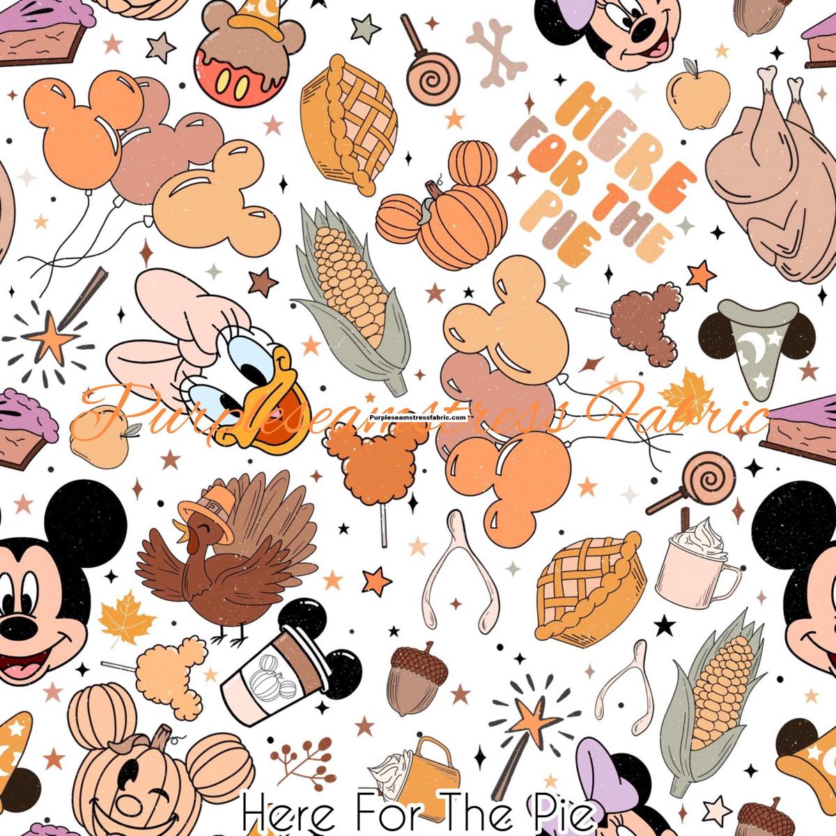 Here for The Pie  Fabric