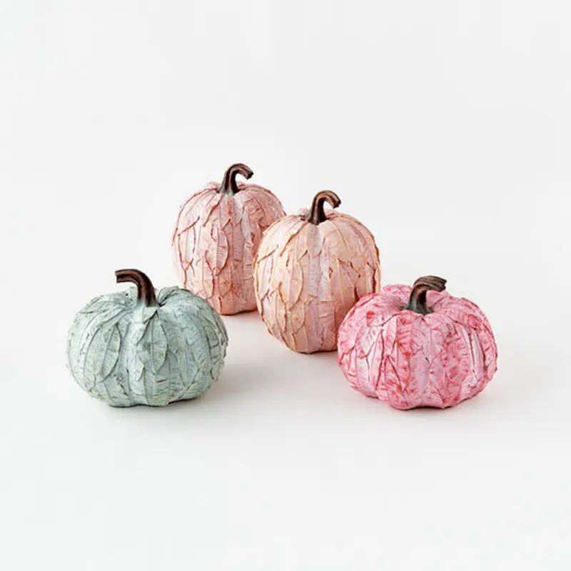 Leaf Pattern Pumpkin, Large - 4 Color Options