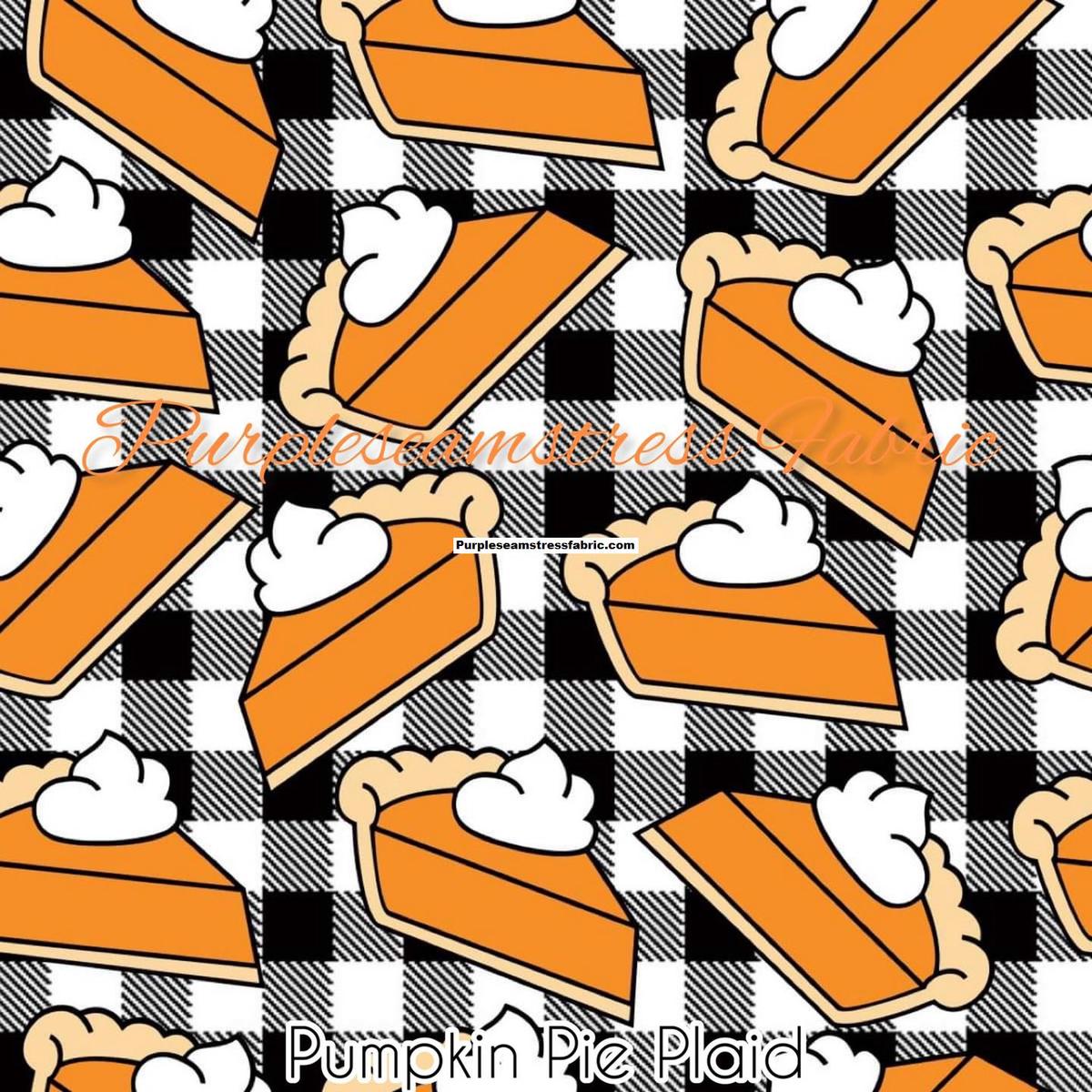 Pumpkin Pie Plaid  Fabric