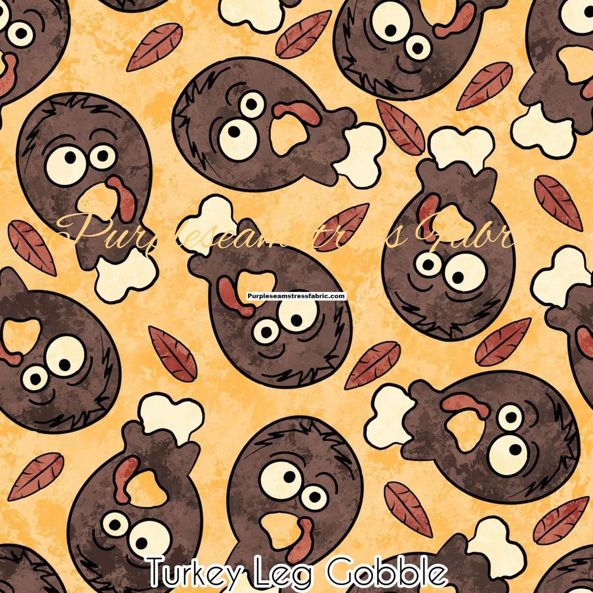 Turkey Leg Gobble  Fabric