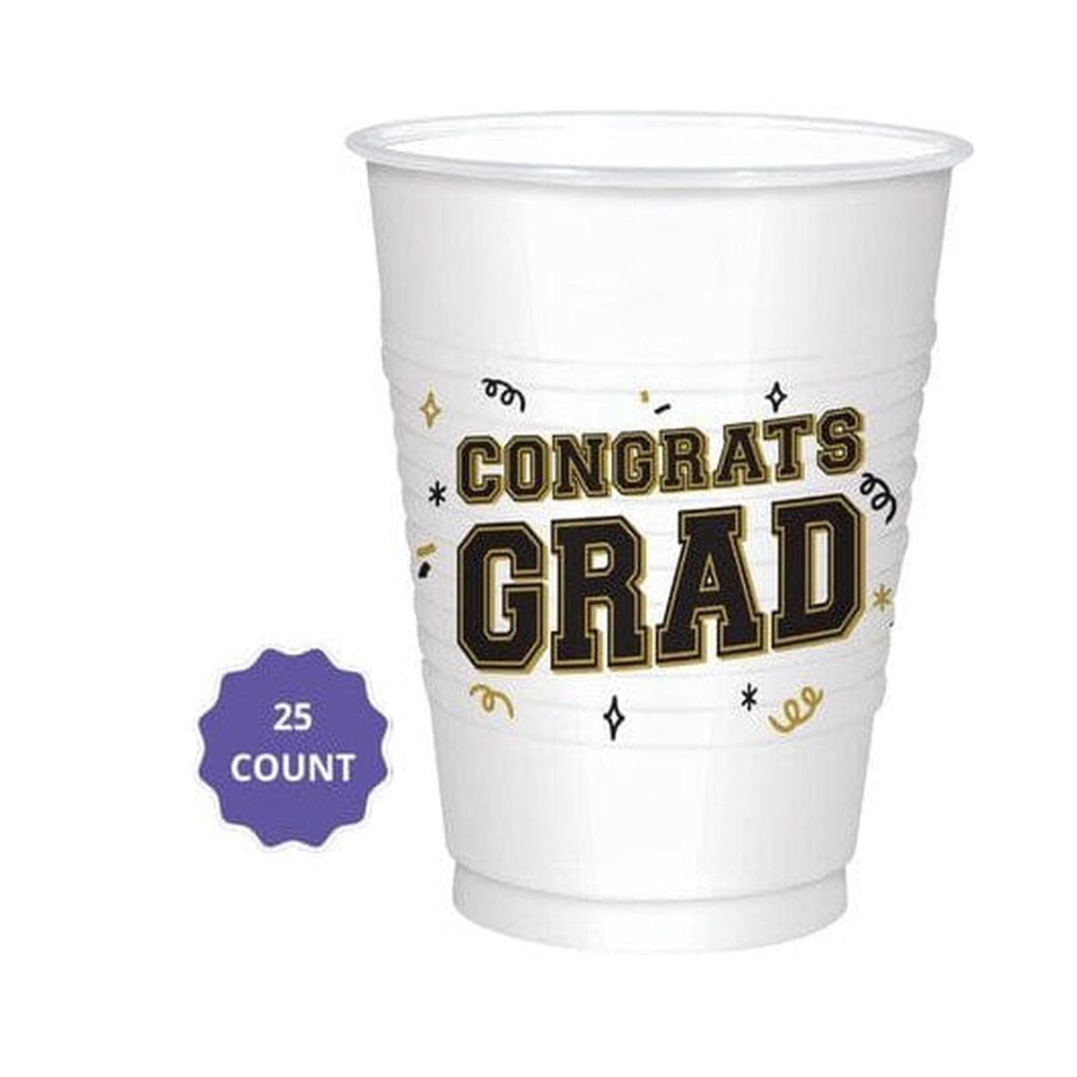 25 ct. Congrats grad cups