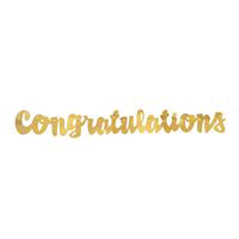 Banner - Congratulation (gold)