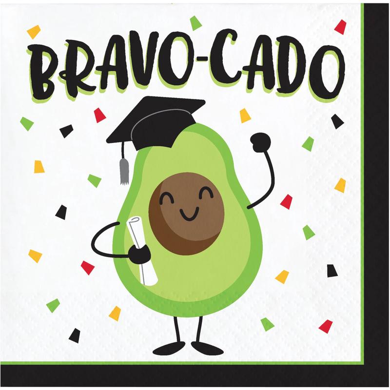 Beverage Napkins - Bravo-Cado 16ct