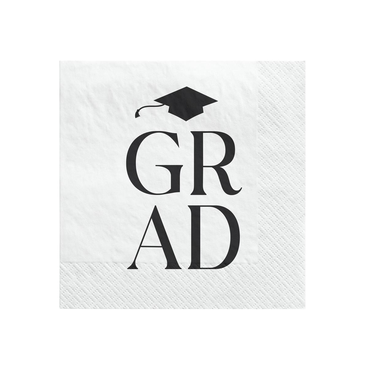 Classic Grad Beverage Napkins 16ct