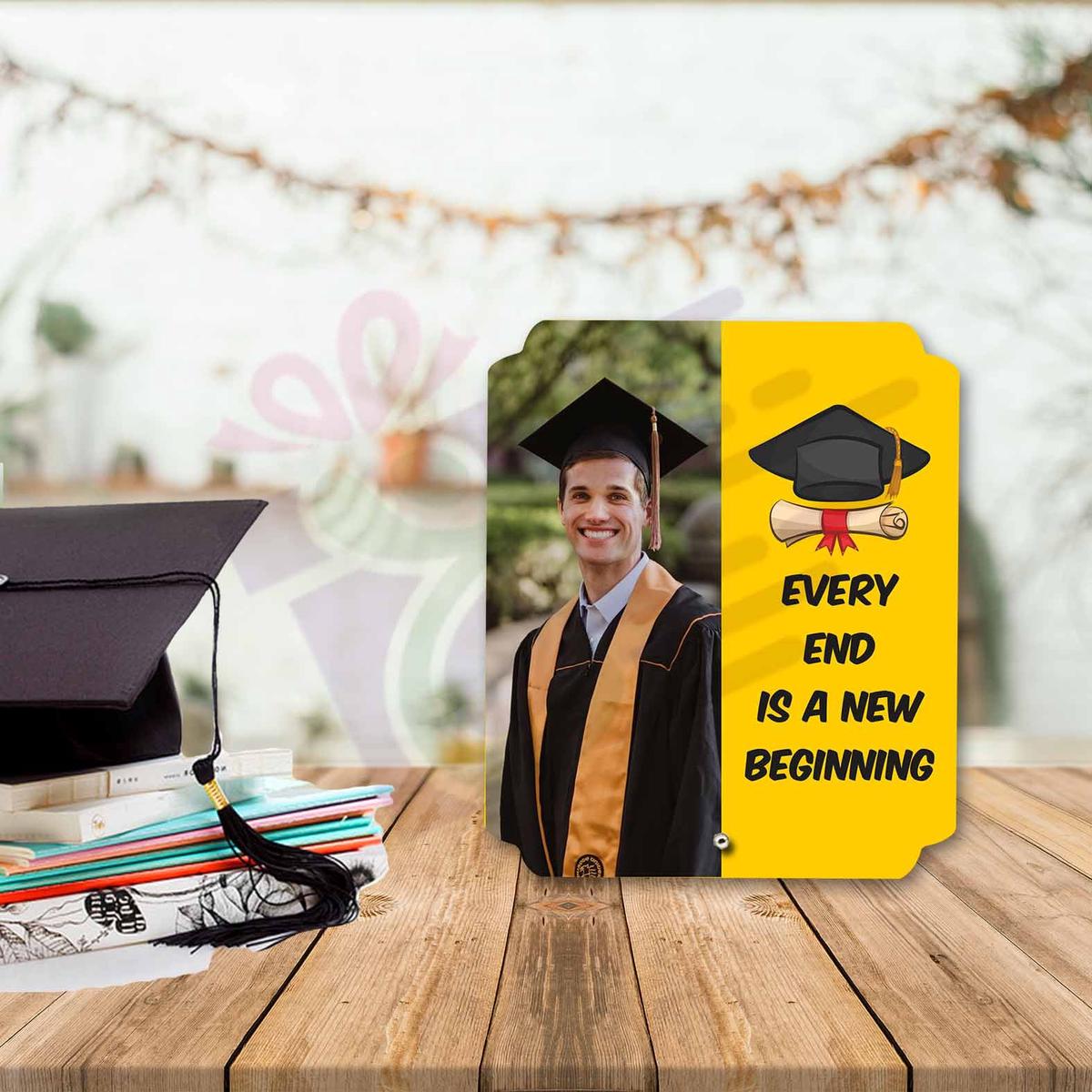 New beginning graduation frame