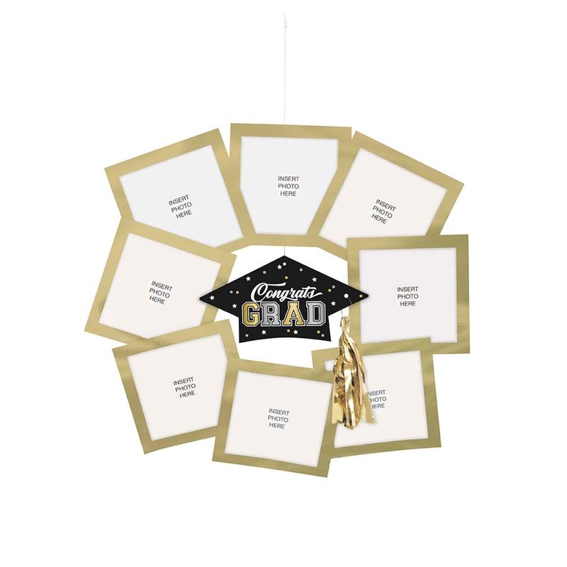 Starry Graduation Picture Wreath, 15 X 15 Inches, 1 Count