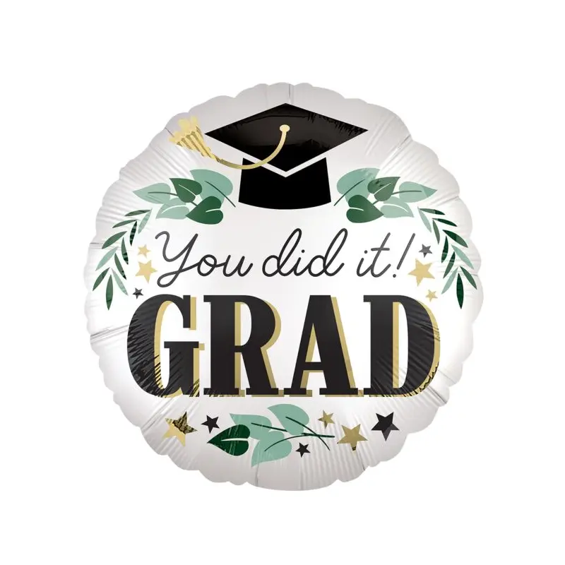 18" You Did It Grad Foil Balloon