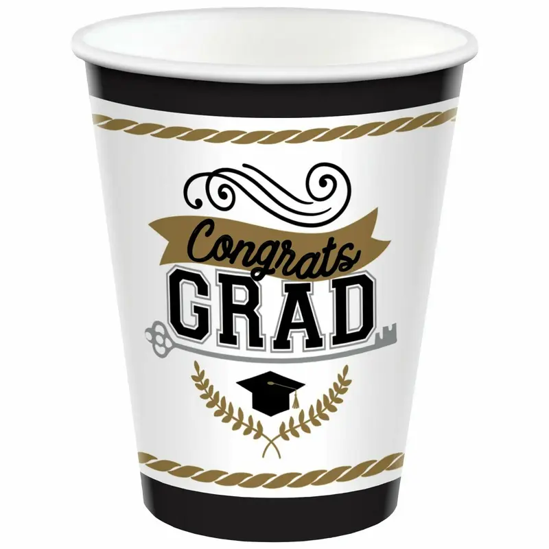 Achievement Is Key 9 oz. Cups