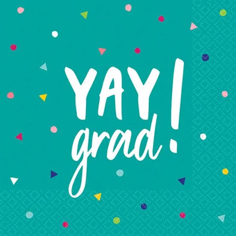 Beverage Napkins -  YAY Grad! 36ct