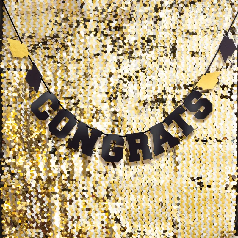 Congrats Grad Fringe Backdrop Set