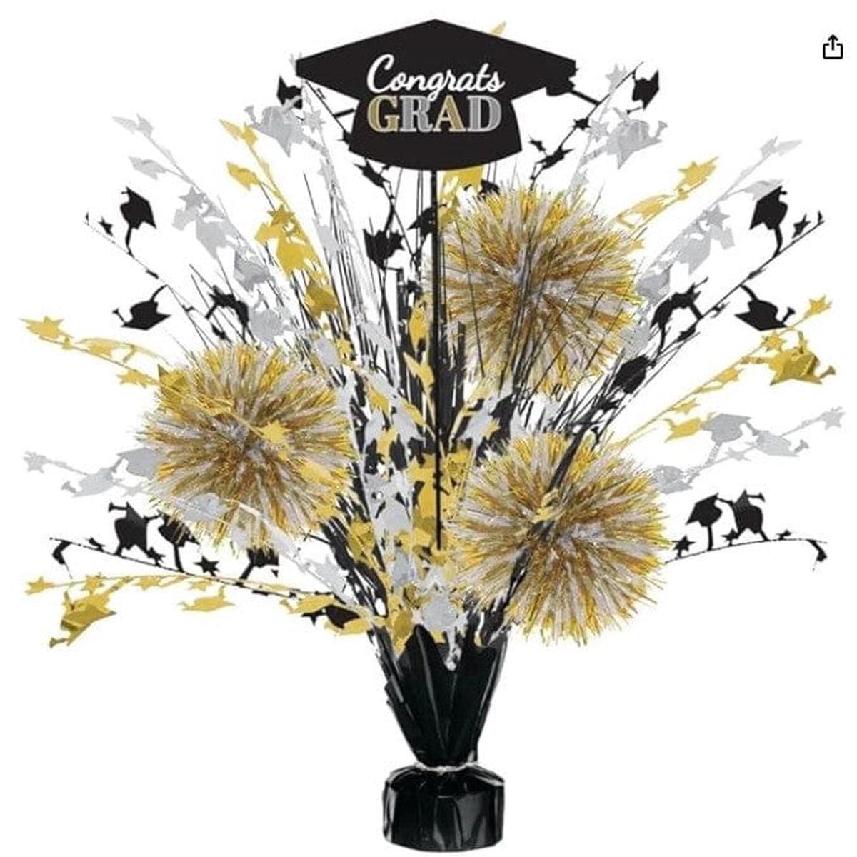 Gold and black Centerpiece