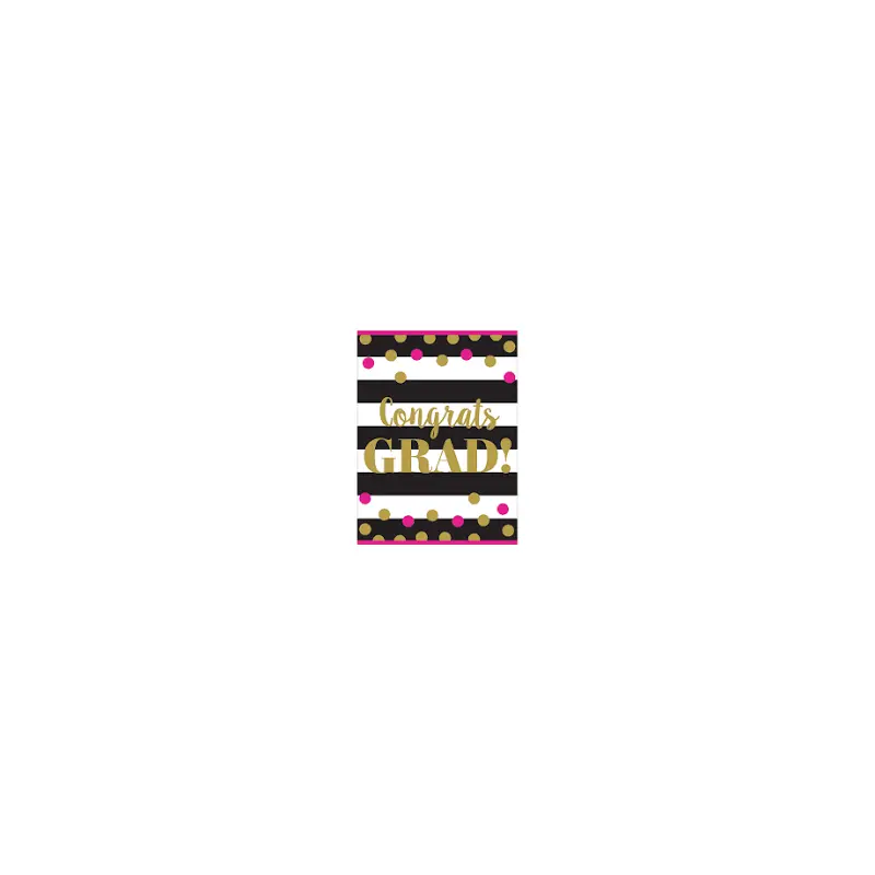 GOLD CONFETTI GRAD TABLECOVER