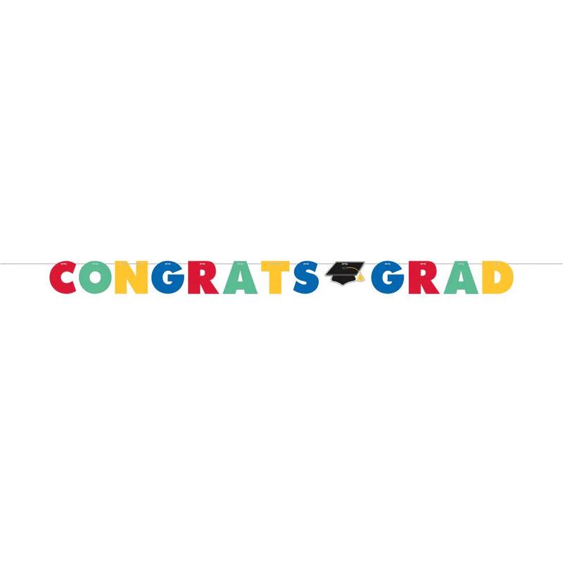 Ribbon Banner - Grad Cap Toss