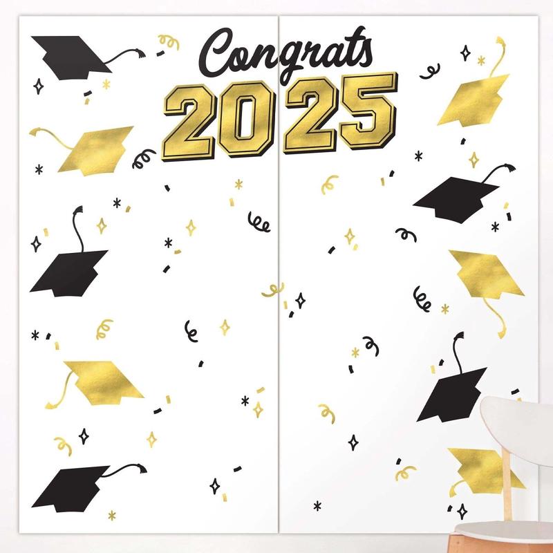 2025 Graduation Scene Setter, 65 X 65 Inches, 1 Count