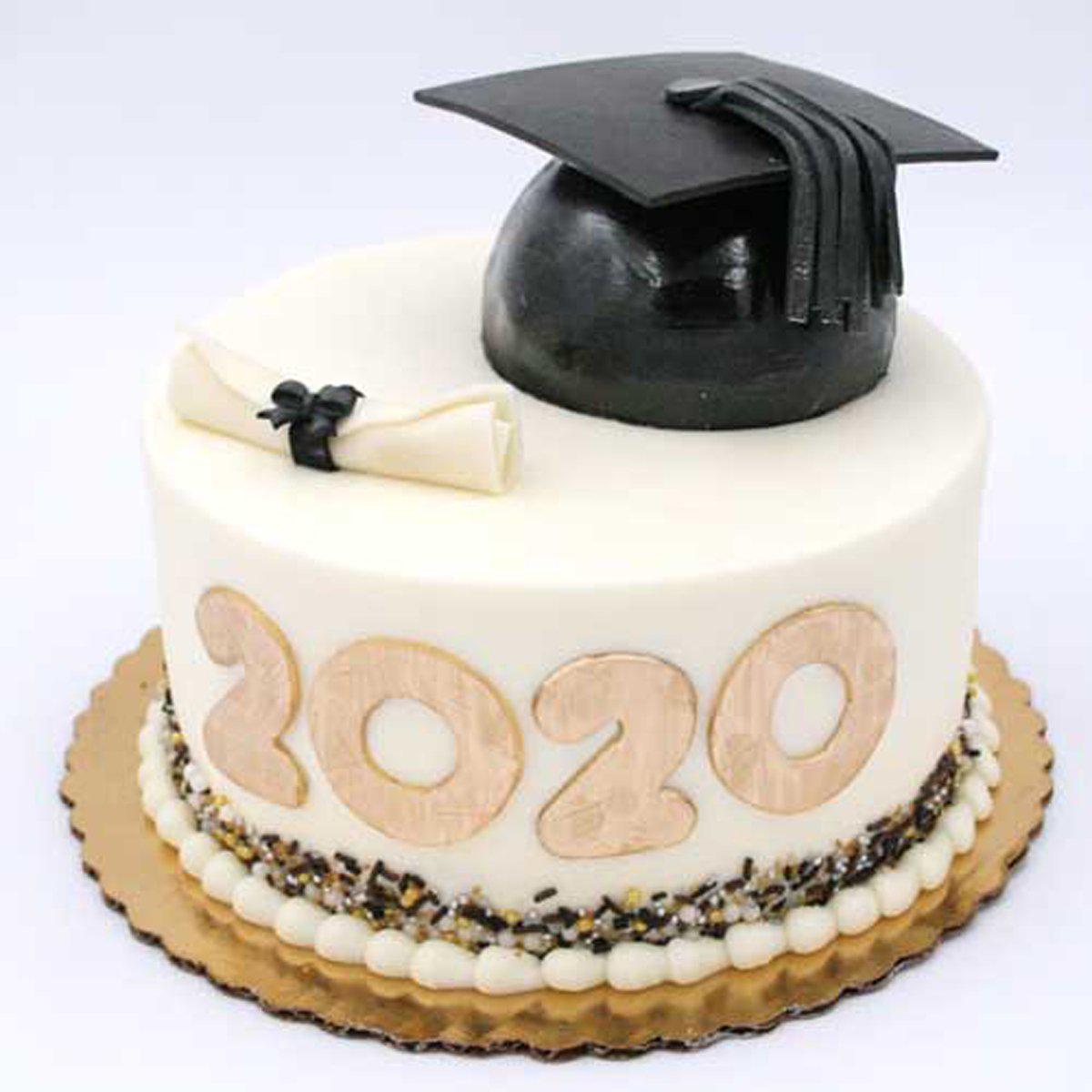 3D Fondant Grad Cap and Diploma