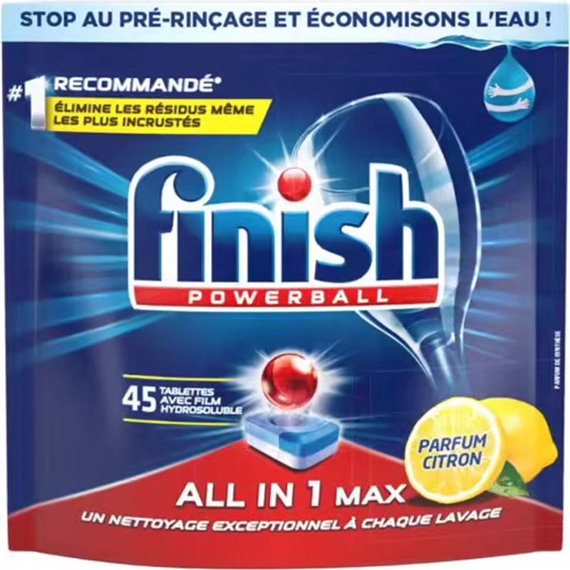 all-in-1 lemon dishwasher tablets 45pc (#119722)