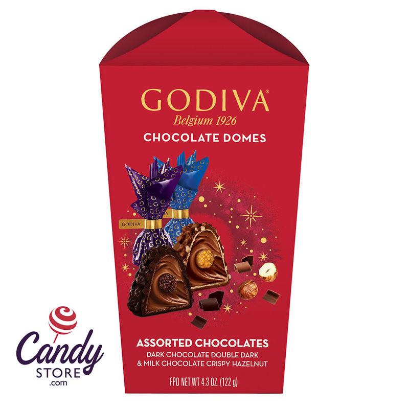 Godiva Domes Holiday Assorted 4.2oz - 6ct