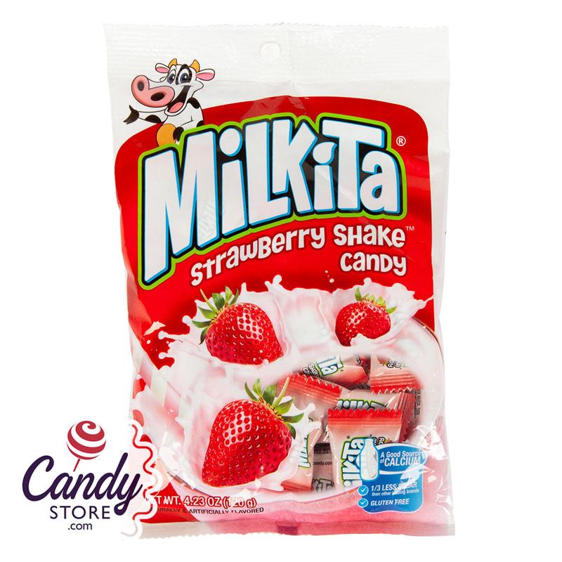 Milkita Strawberry Shake Candy 4.23oz - 12ct