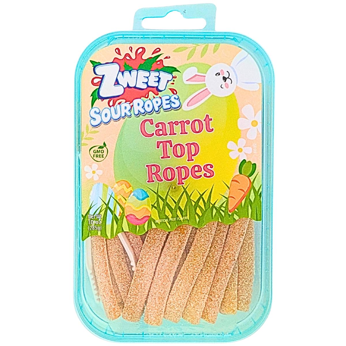 Zweet Easter Carrot Top Ropes 10oz - 6 Pack