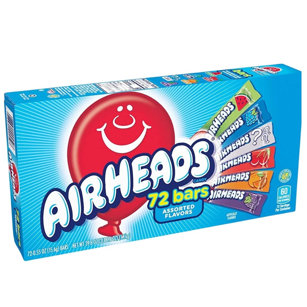Airheads Candy Assorted Box - 72 Pack