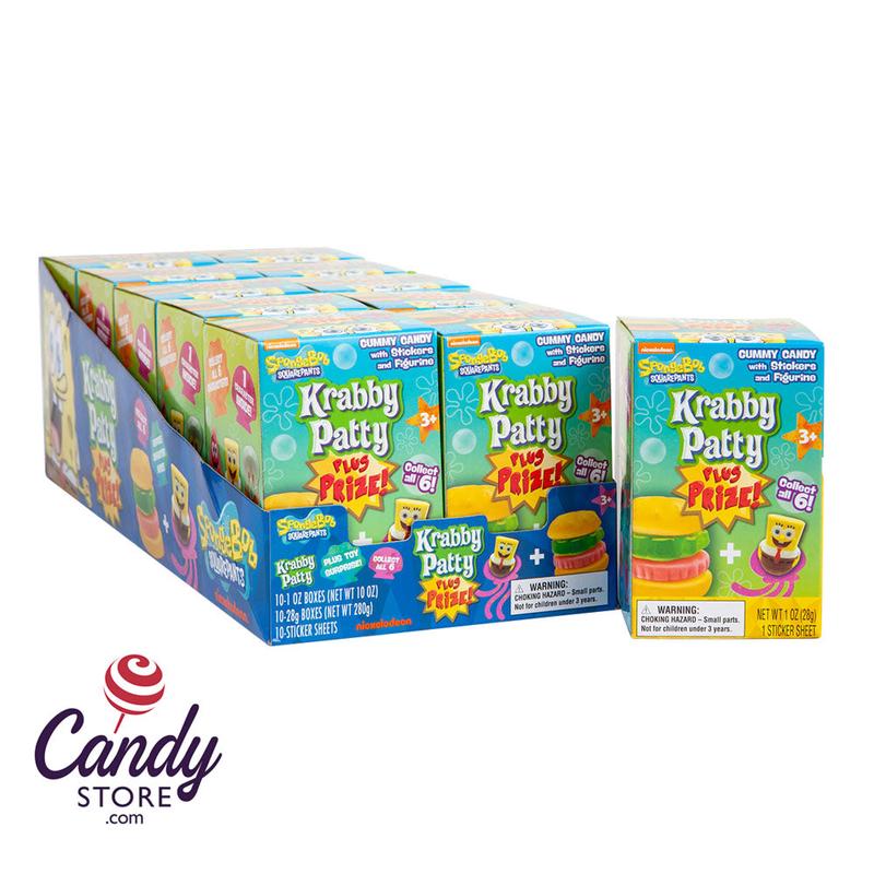 Wonderball Krabby Patty Pls Prize 1oz - 10ct