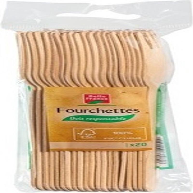 wooden forks 20pcelle france (#127202)