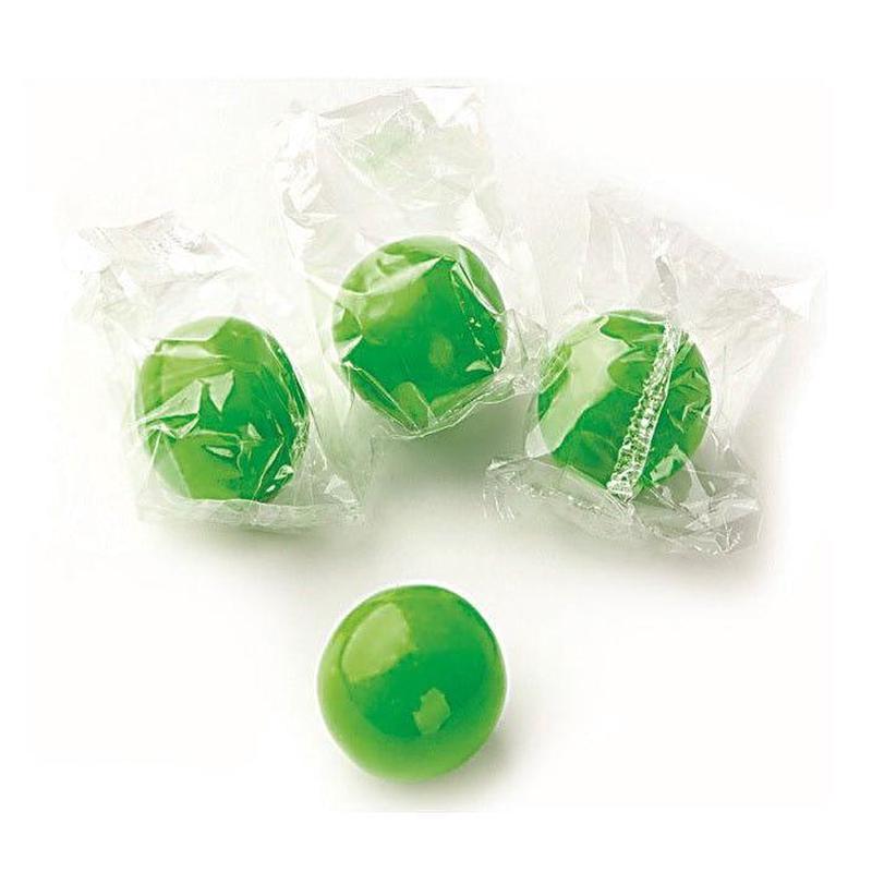 Wrapped Kiwi Green Gumballs