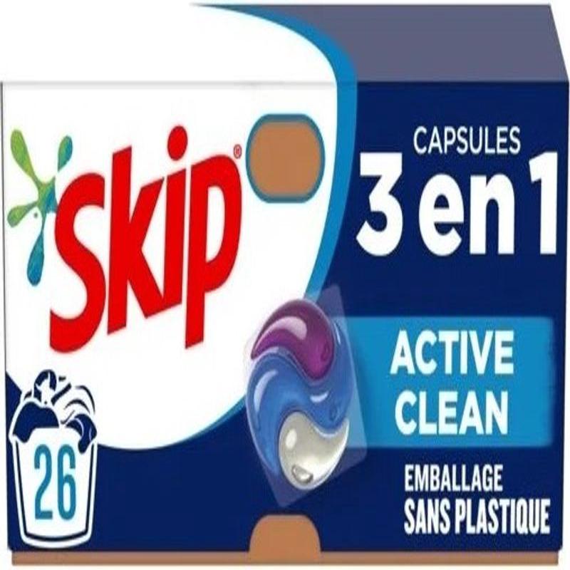 active clean 3in1 detergent pods 26pc (#119428)
