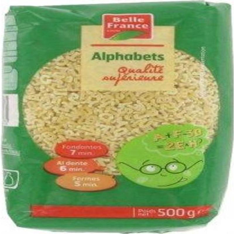 alphabet pasta 500g (#117681)