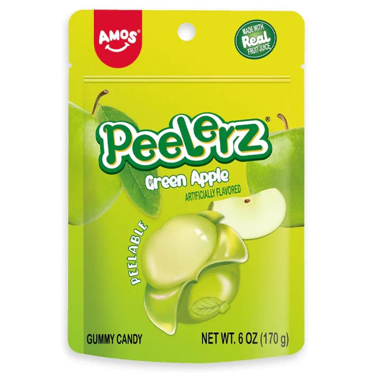 Amos Peelerz Peelable Gummy Apple: 12-Piece Case