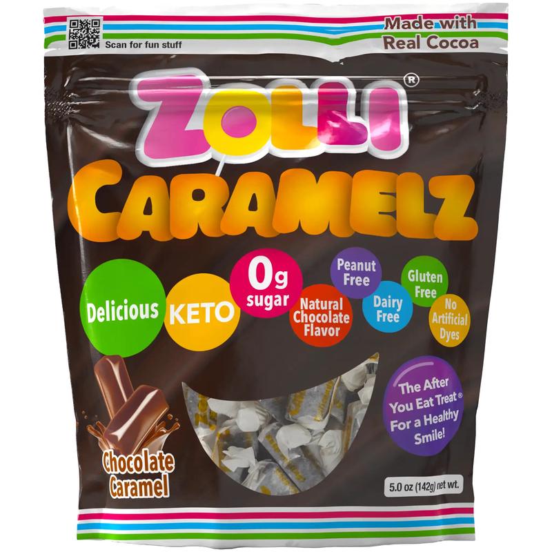 Zolli Caramelz Sugar Free Caramels Chocolate 5oz