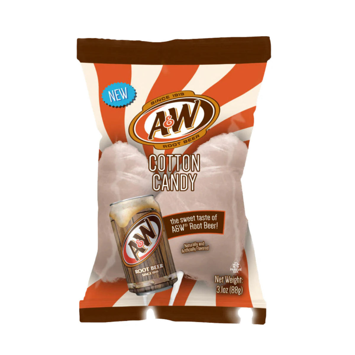 A&W Root Beer Cotton Candy 88g