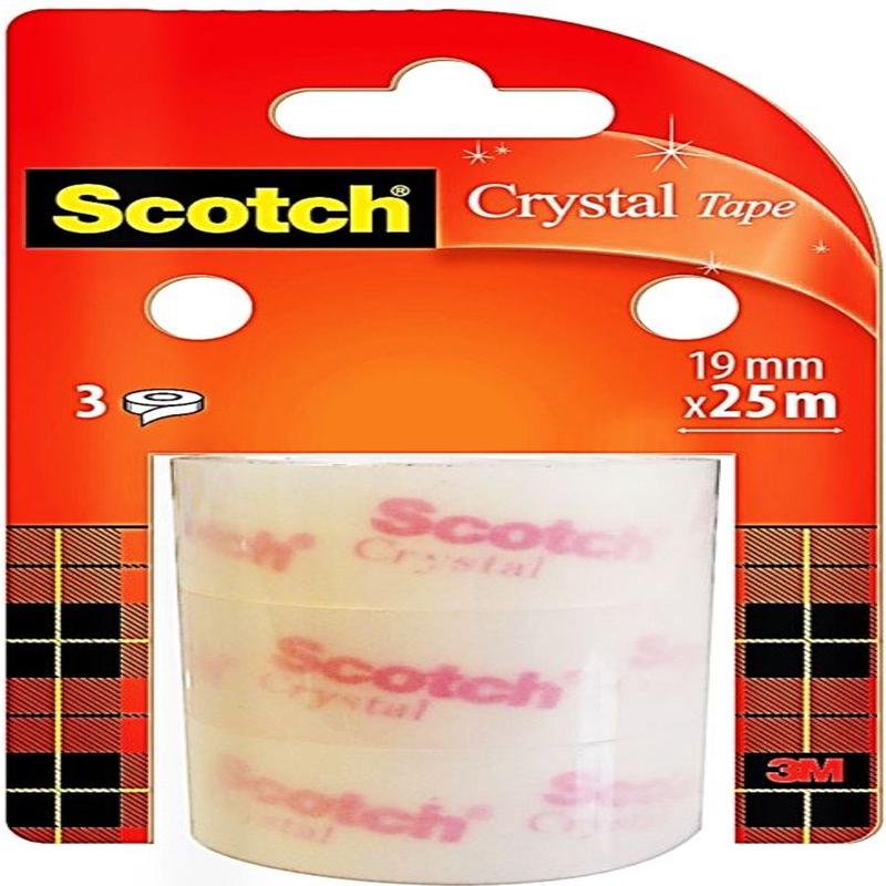 3 refills of sctoch crystal tape 3pc (#119919)