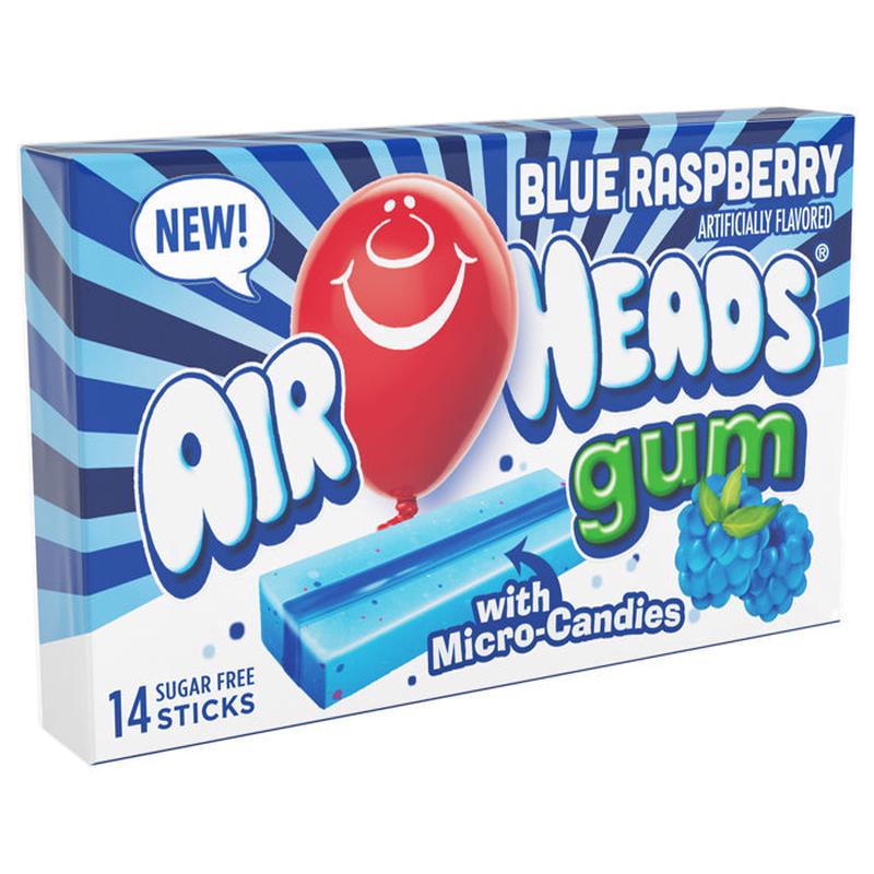 Airheads Blue Raspberry Gum 1oz