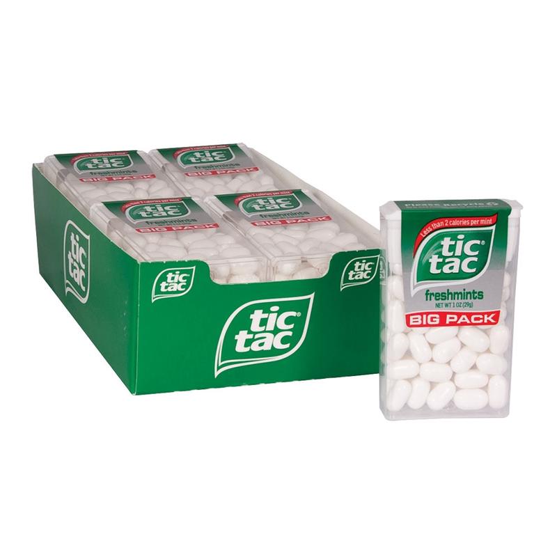 White Tic Tacs Fresh Mints Candy - 12ct