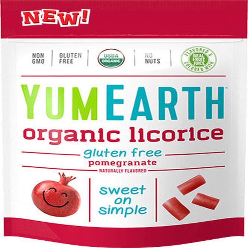 Yum Earth Organic Pomegranate Licorice - 12ct