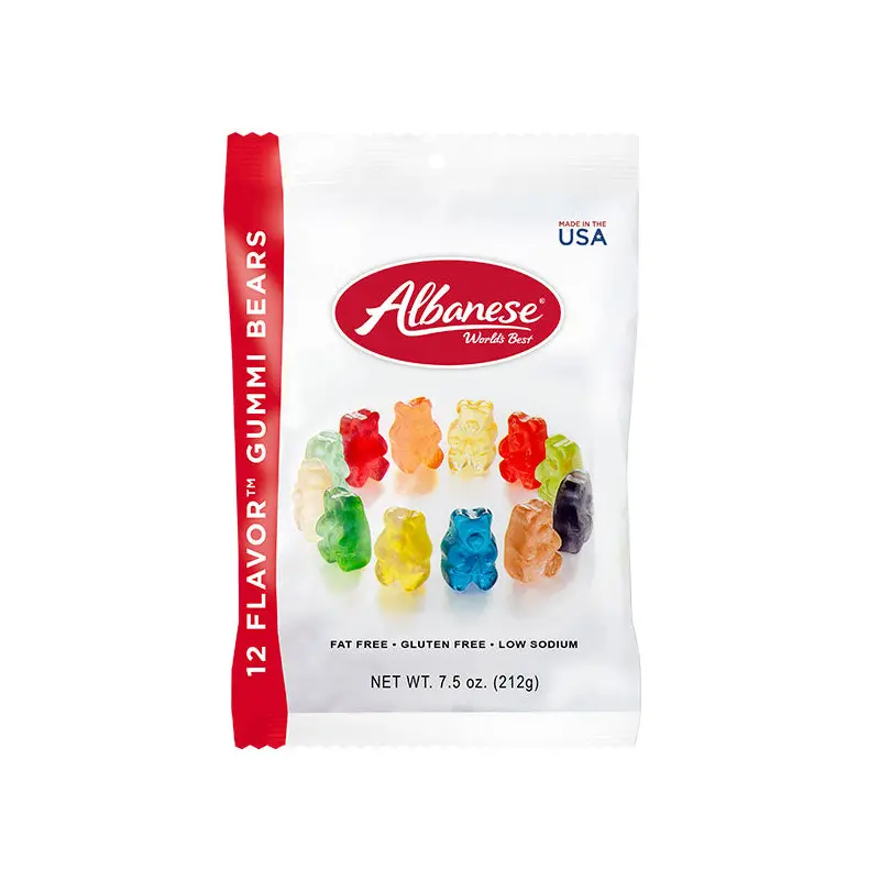 ALBANESE GUMMI BEARS 12 FLAVOR PEG BAG