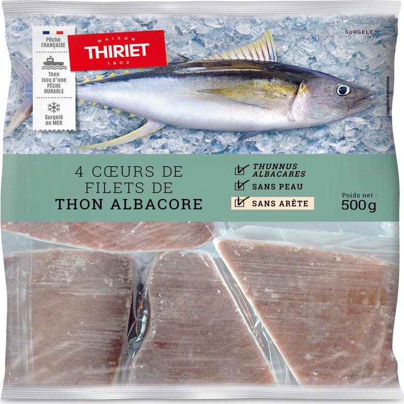 yellowfin tuna heart fillets eco fishing 500g (#126626)