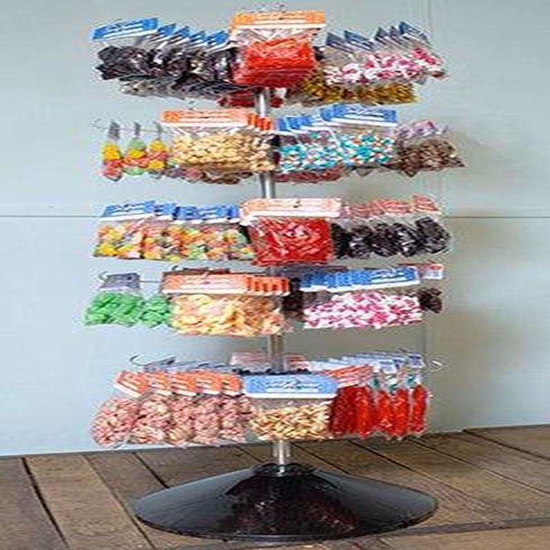 5 Tier Floor Spinner PREMIUM SELECTION 240 Count Bag Candy Display